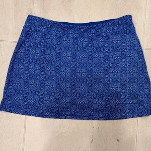 Tranquility by Colorado Clothing Blue Medallion A-Line Skirt